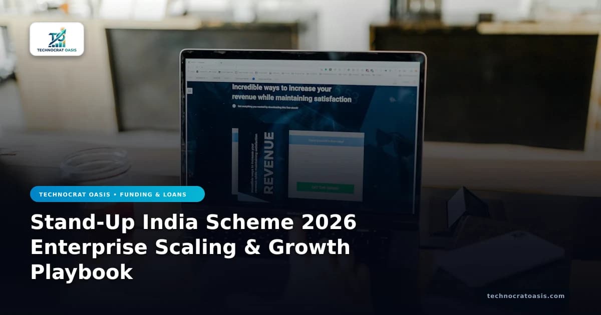 Stand-Up India Scheme 2026 Enterprise Scaling & Growth Playbook