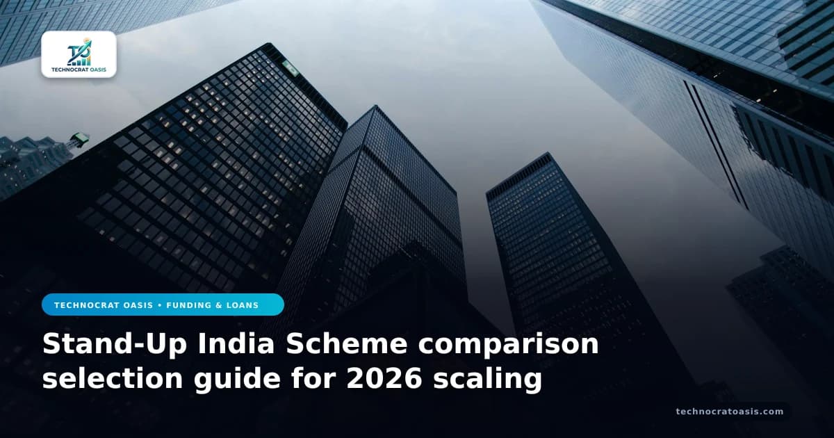 Stand-Up India Scheme comparison selection guide for 2026 scaling