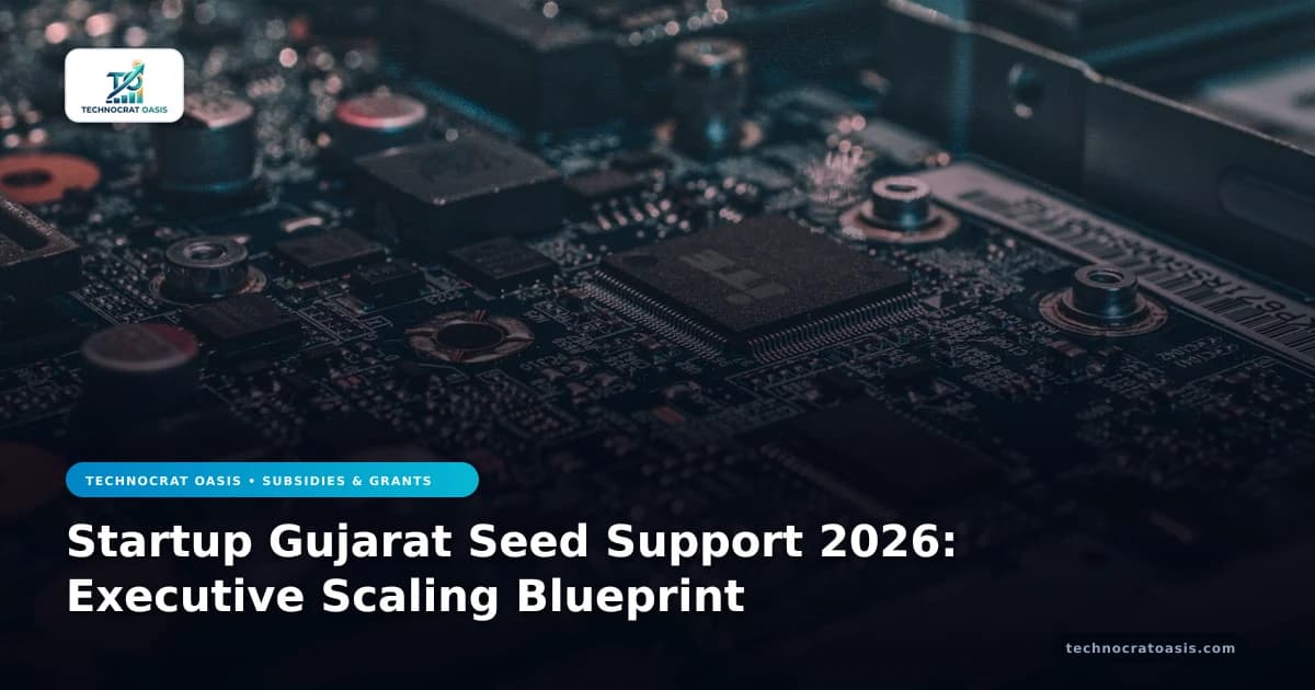 Startup Gujarat Seed Support 2026: Executive Scaling Blueprint