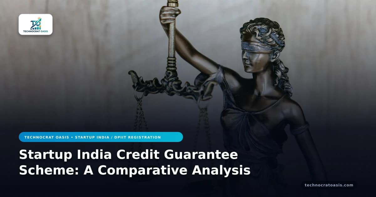 Startup India Credit Guarantee Scheme: A Comparative Analysis