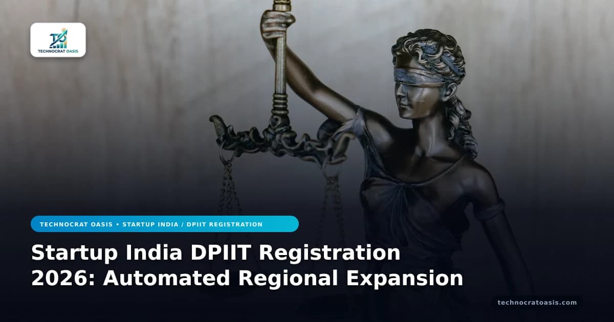 Startup India DPIIT Registration 2026: Automated Regional Expansion