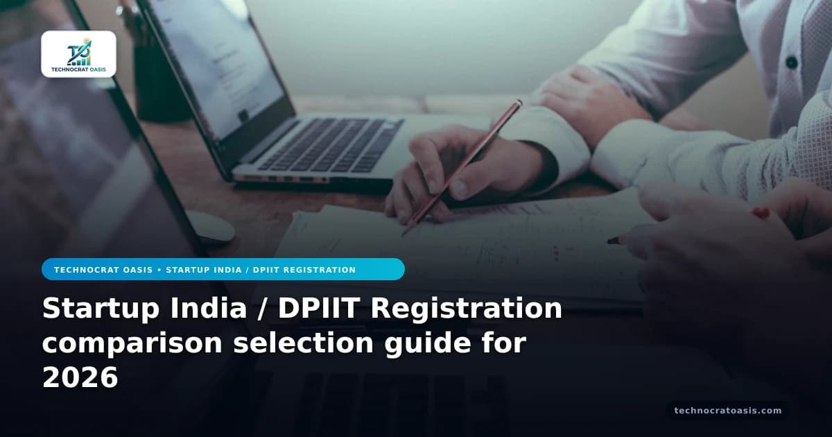Startup India / DPIIT Registration comparison selection guide for 2026