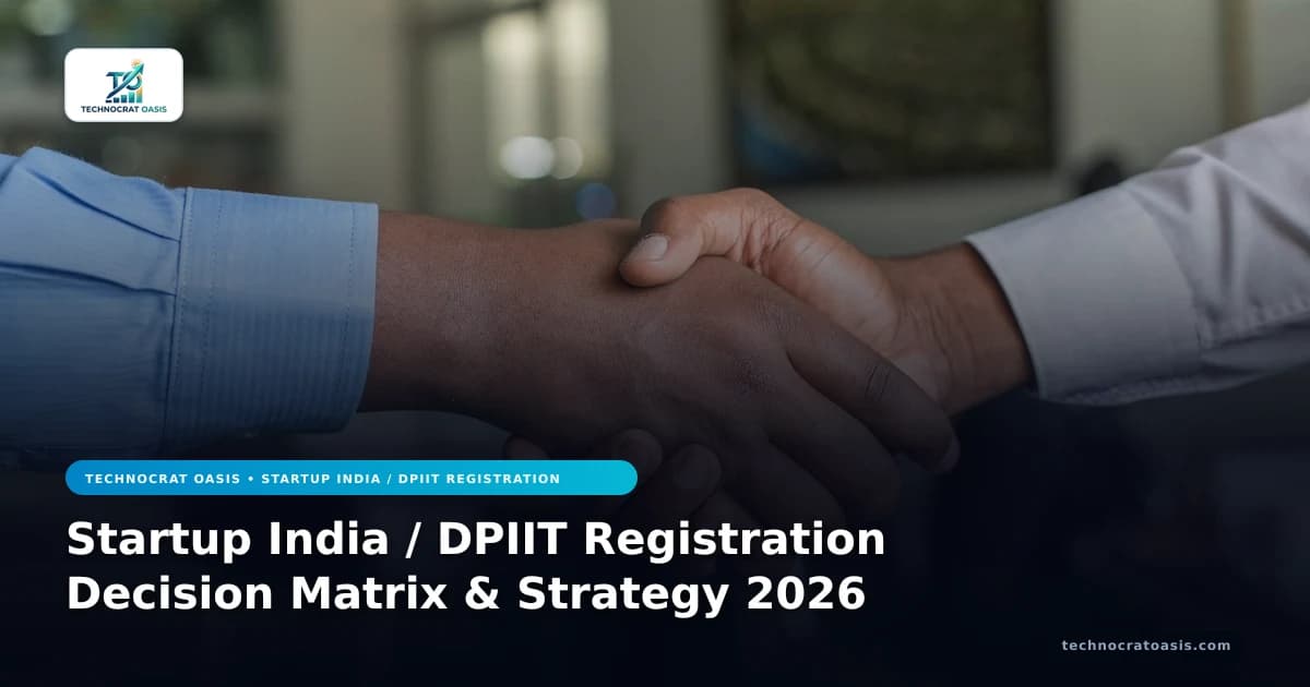 Startup India / DPIIT Registration Decision Matrix & Strategy 2026