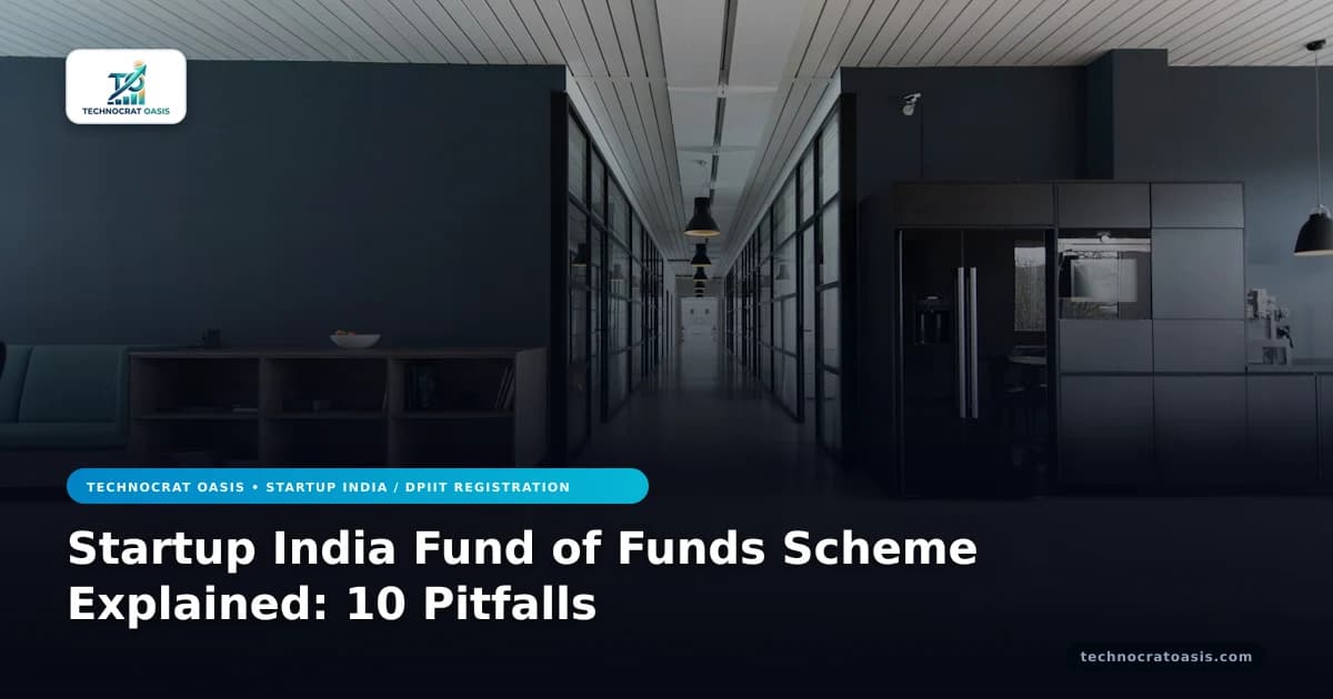 Startup India Fund of Funds Scheme Explained: 10 Pitfalls