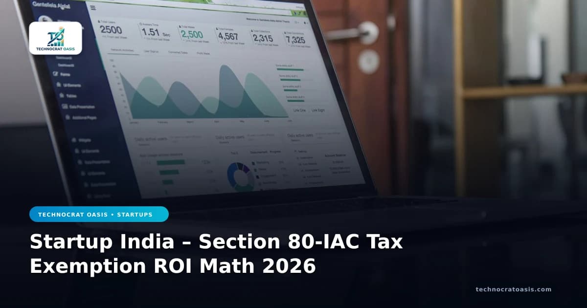 Startup India – Section 80-IAC Tax Exemption ROI Math 2026