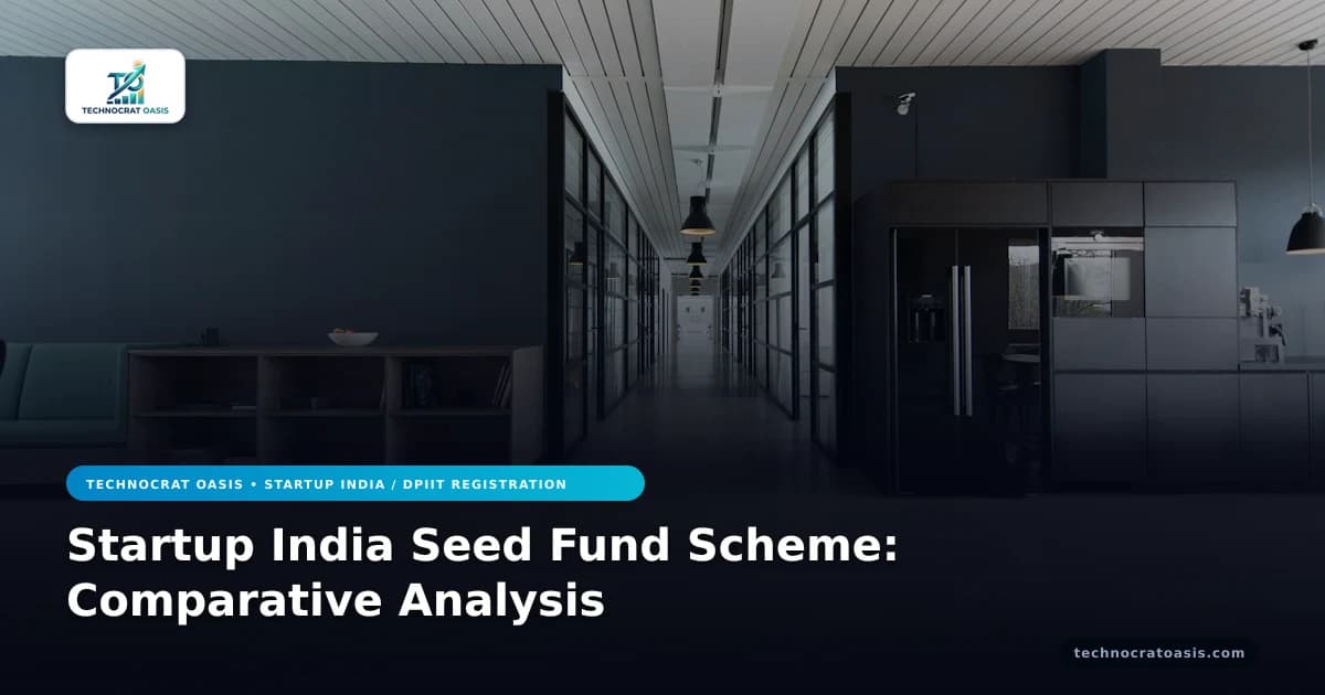 Startup India Seed Fund Scheme: Comparative Analysis