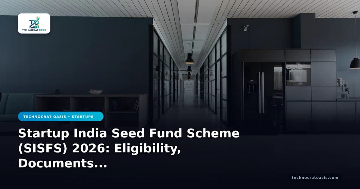 Startup India Seed Fund Scheme (SISFS) 2026: Eligibility, Documents & Compliance Mastery
