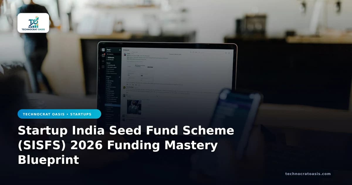 Startup India Seed Fund Scheme (SISFS) 2026 Funding Mastery Blueprint