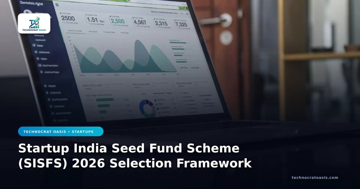 Startup India Seed Fund Scheme (SISFS) 2026 Selection Framework