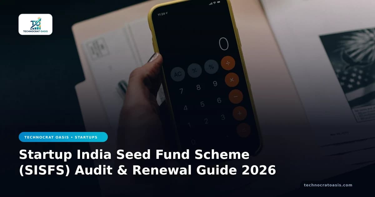 Startup India Seed Fund Scheme (SISFS) Audit & Renewal Guide 2026