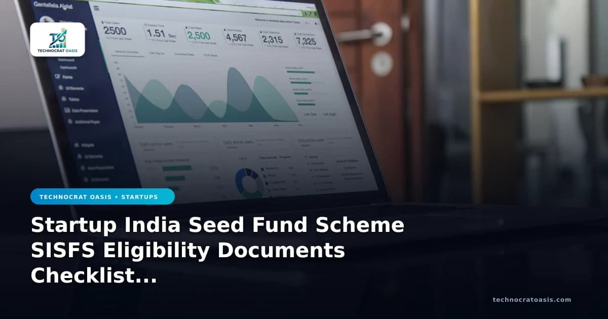 Startup India Seed Fund Scheme SISFS Eligibility Documents Checklist 2026