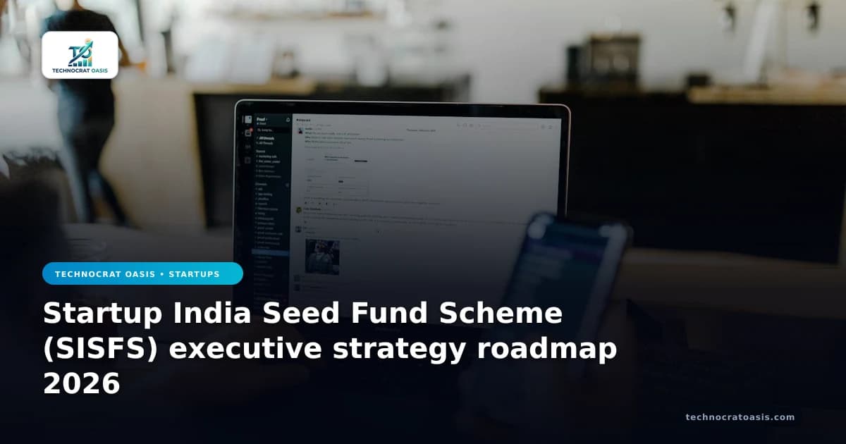 Startup India Seed Fund Scheme (SISFS) executive strategy roadmap 2026