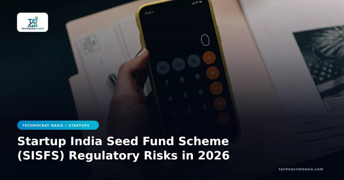 Startup India Seed Fund Scheme (SISFS) Regulatory Risks in 2026