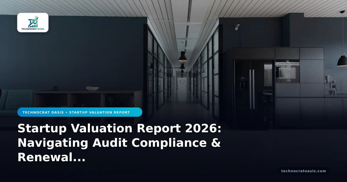 Startup Valuation Report 2026: Navigating Audit Compliance & Renewal Cycles