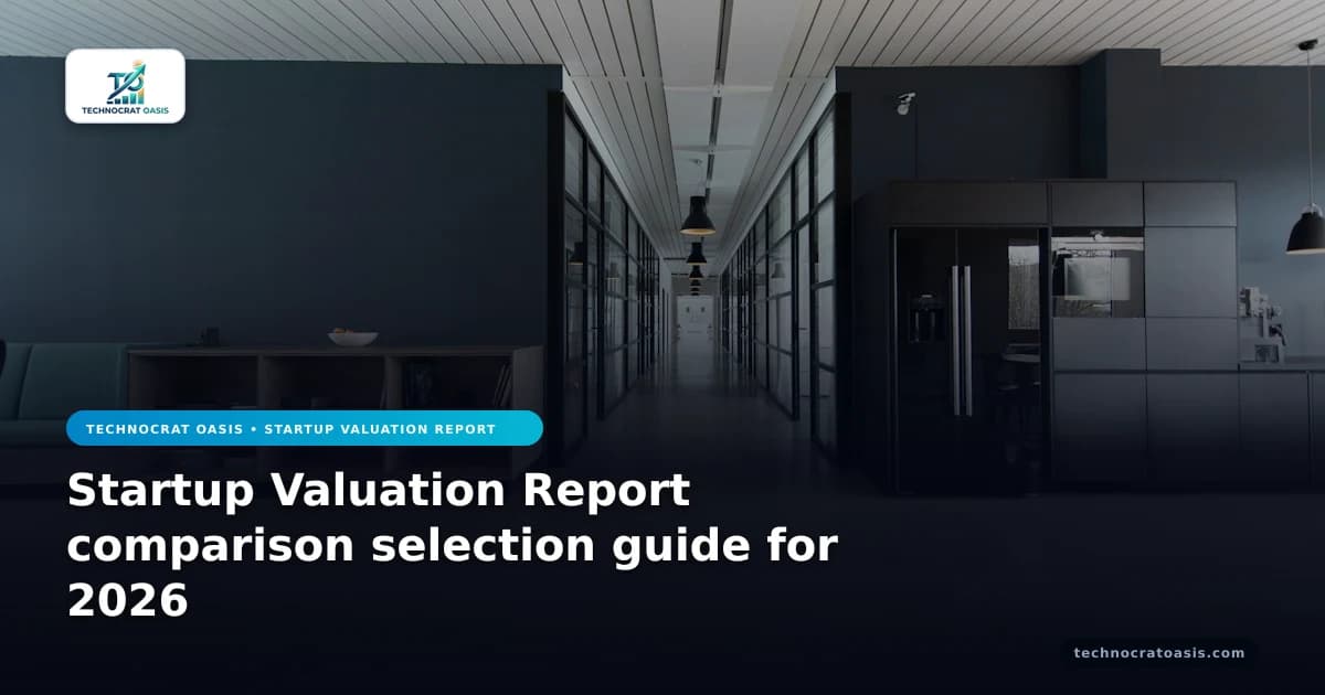 Startup Valuation Report comparison selection guide for 2026