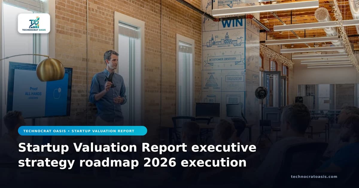 Startup Valuation Report executive strategy roadmap 2026 execution