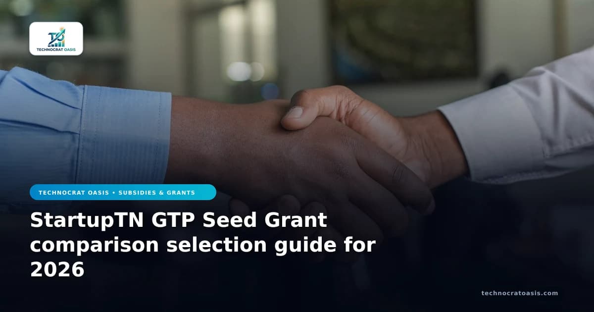 StartupTN GTP Seed Grant comparison selection guide for 2026