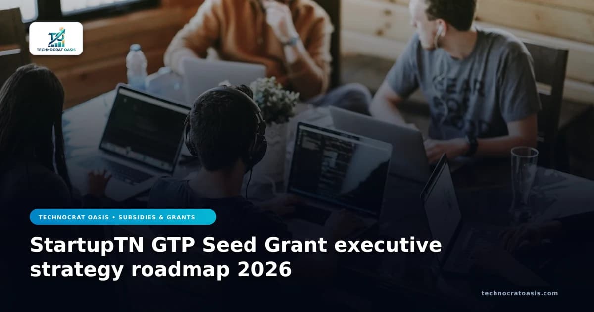 StartupTN GTP Seed Grant executive strategy roadmap 2026