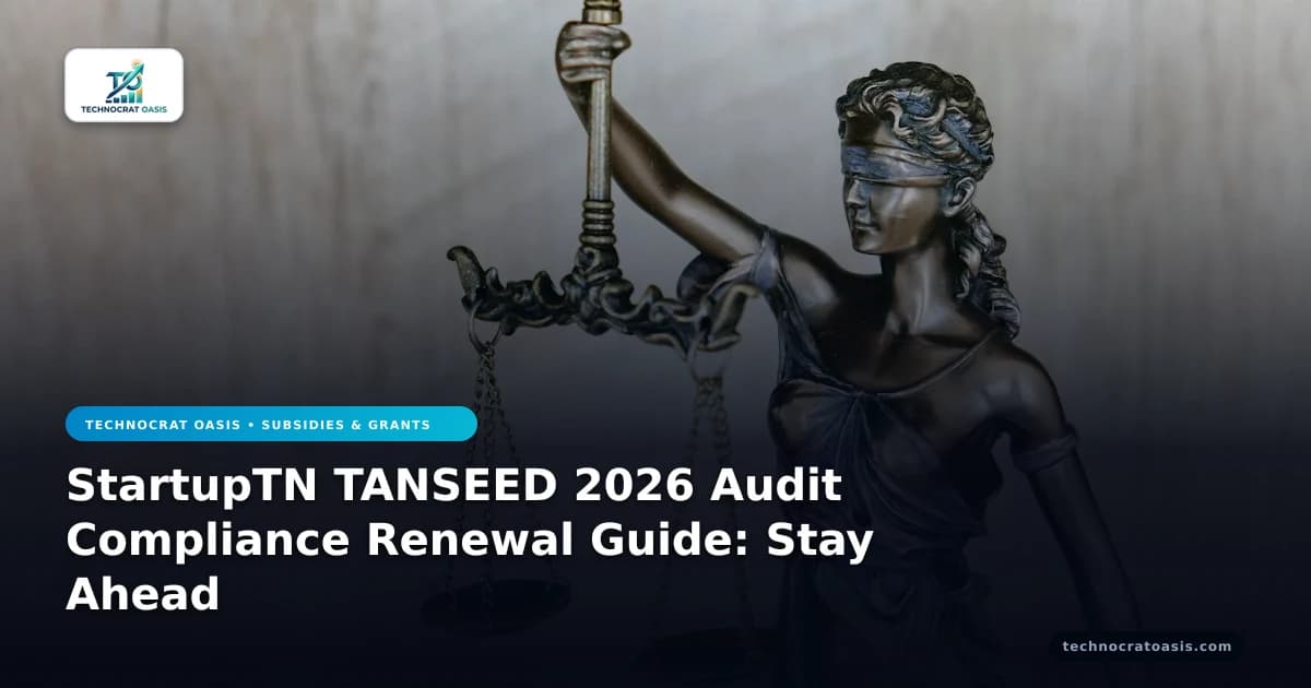 StartupTN TANSEED 2026 Audit Compliance Renewal Guide: Stay Ahead
