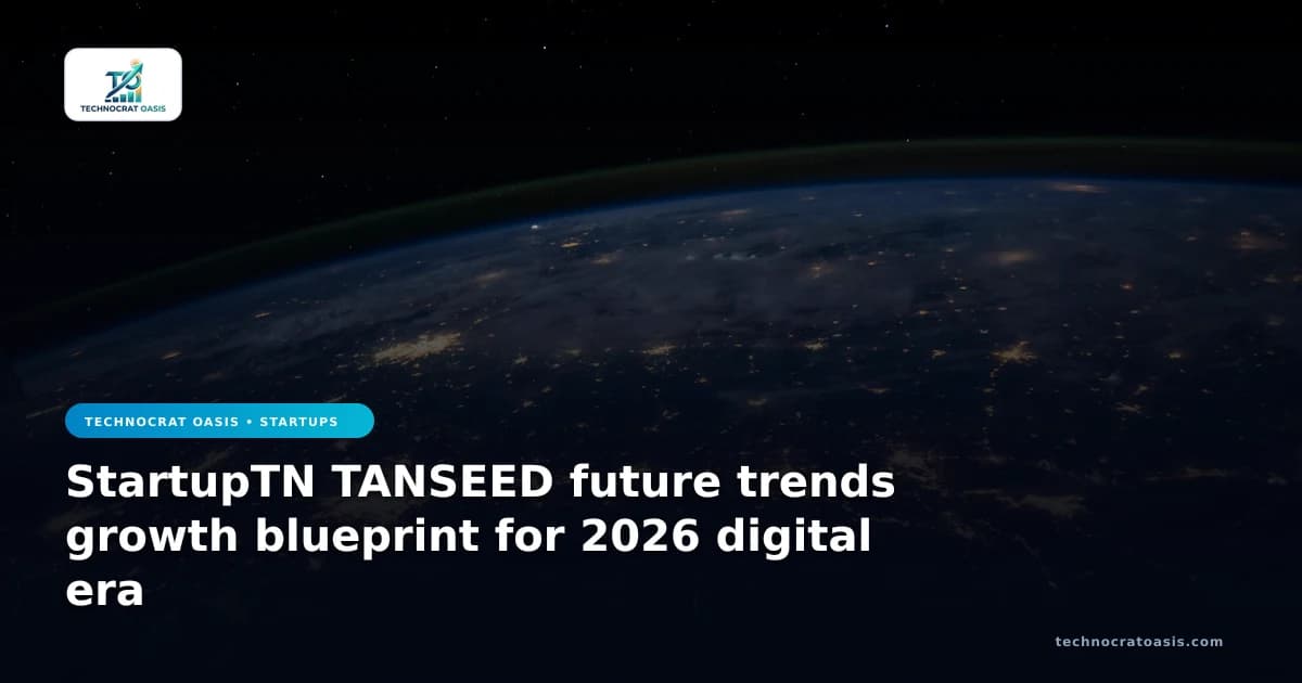StartupTN TANSEED future trends growth blueprint for 2026 digital era
