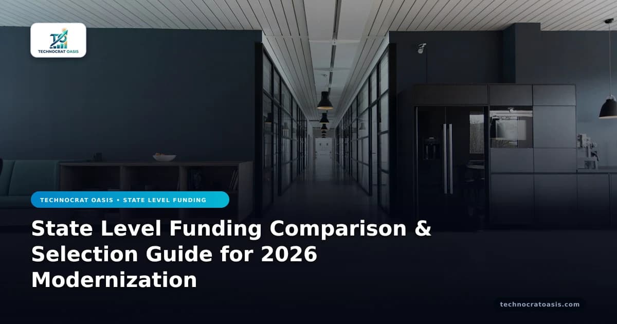State Level Funding Comparison & Selection Guide for 2026 Modernization