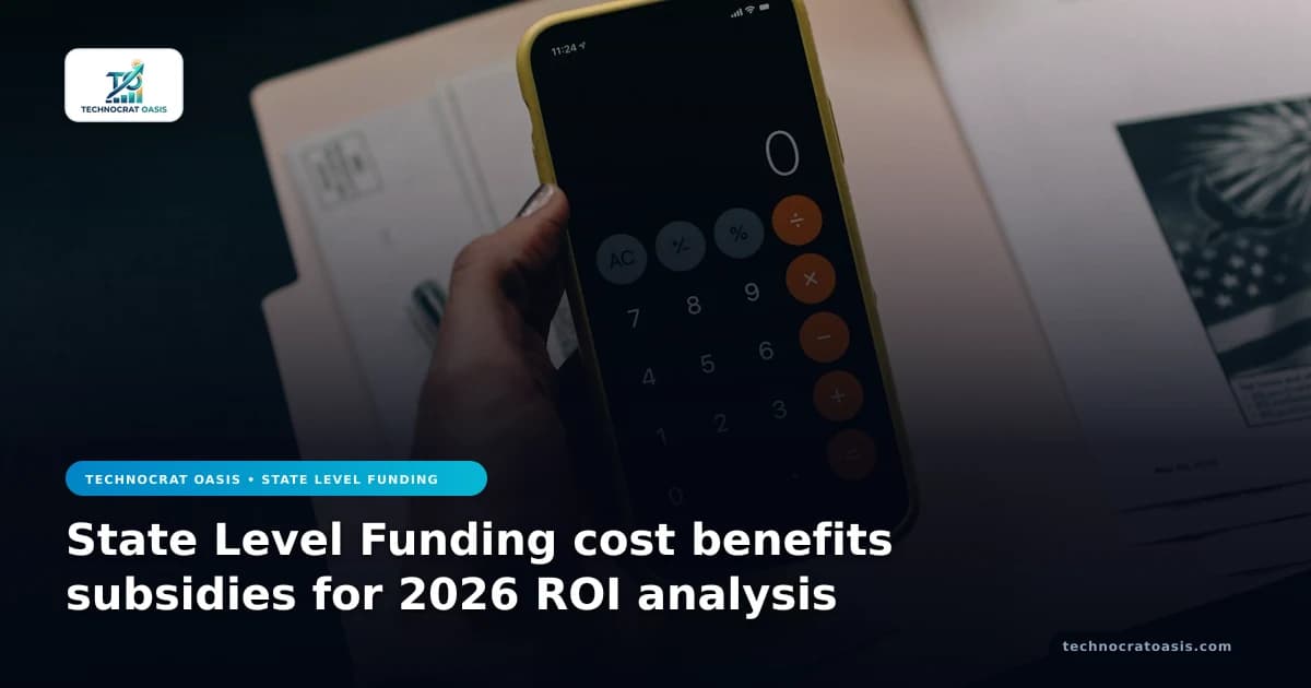 State Level Funding cost benefits subsidies for 2026 ROI analysis