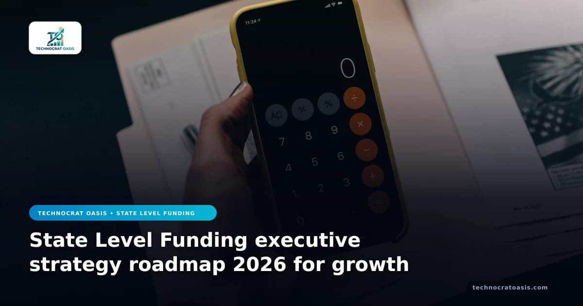 State Level Funding executive strategy roadmap 2026 for growth