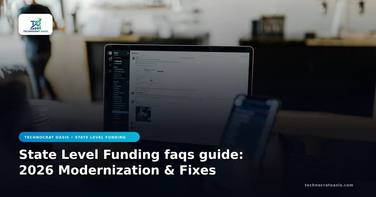 State Level Funding faqs guide: 2026 Modernization & Fixes