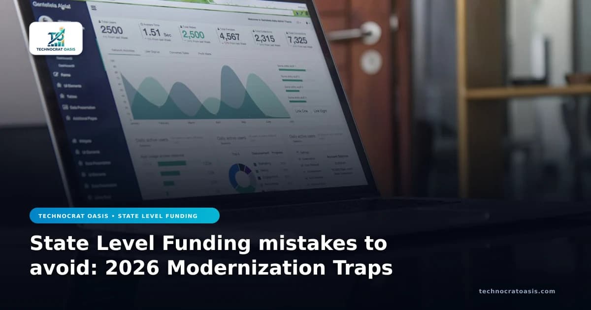 State Level Funding mistakes to avoid: 2026 Modernization Traps