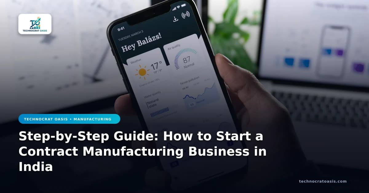 Step-by-Step Guide: How to Start a Contract Manufacturing Business in India