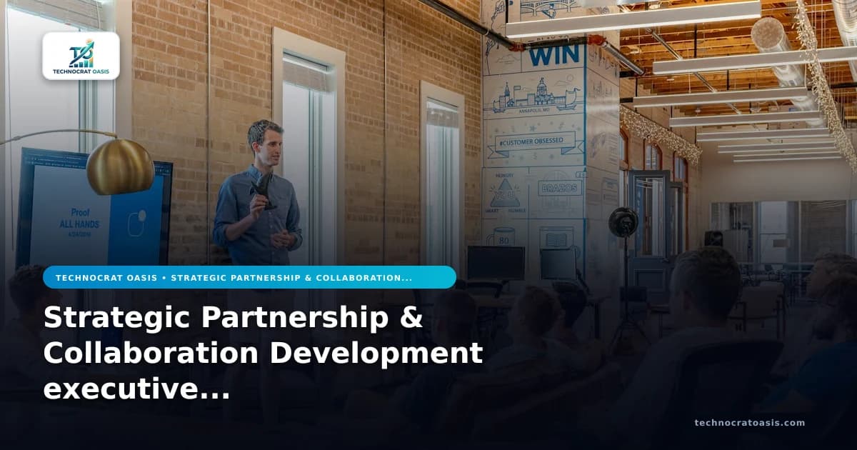 Strategic Partnership & Collaboration Development executive strategy roadmap 2026
