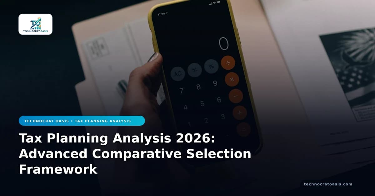 Tax Planning Analysis 2026: Advanced Comparative Selection Framework