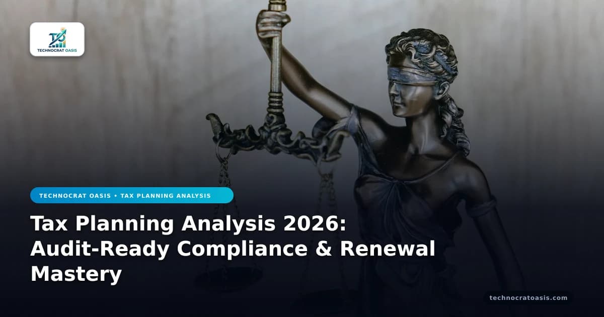 Tax Planning Analysis 2026: Audit-Ready Compliance & Renewal Mastery