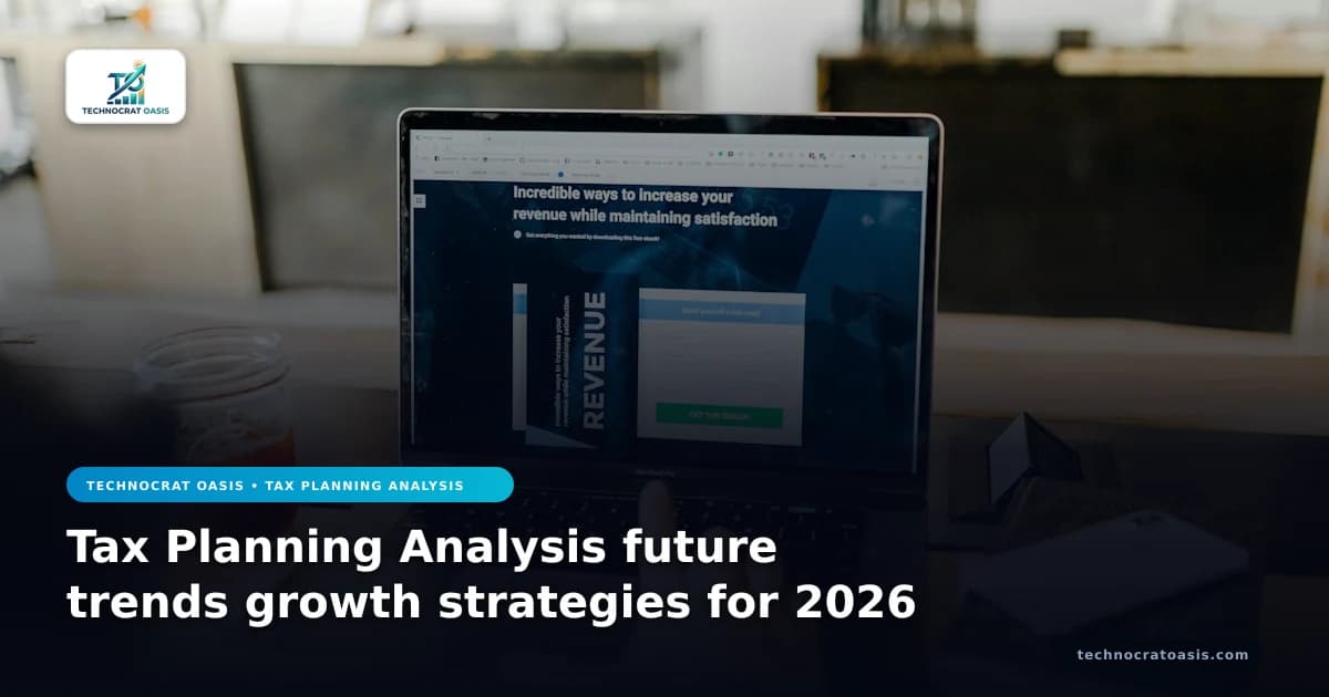 Tax Planning Analysis future trends growth strategies for 2026