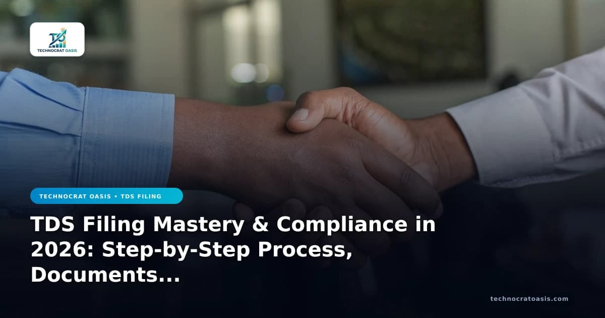 TDS Filing Mastery & Compliance in 2026: Step-by-Step Process, Documents & Benefits