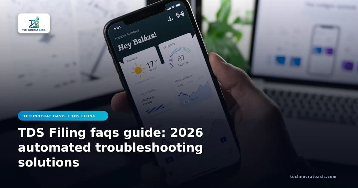 TDS Filing faqs guide: 2026 automated troubleshooting solutions