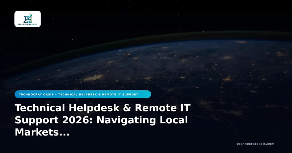 Technical Helpdesk & Remote IT Support 2026: Navigating Local Markets & Regulations