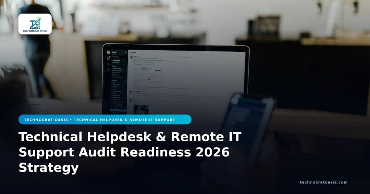 Technical Helpdesk & Remote IT Support Audit Readiness 2026 Strategy