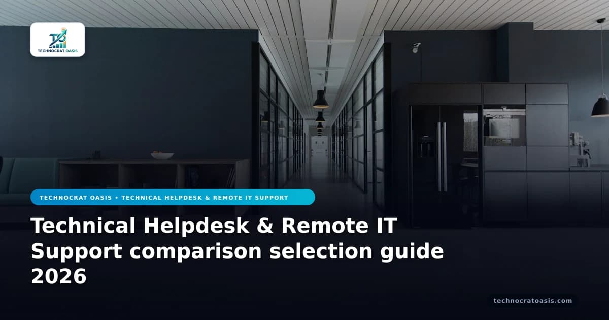 Technical Helpdesk & Remote IT Support comparison selection guide 2026