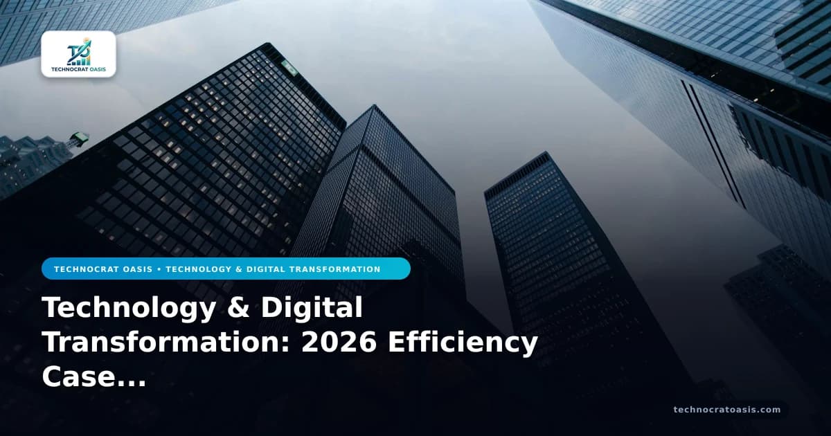 Technology & Digital Transformation: 2026 Efficiency Case Studies