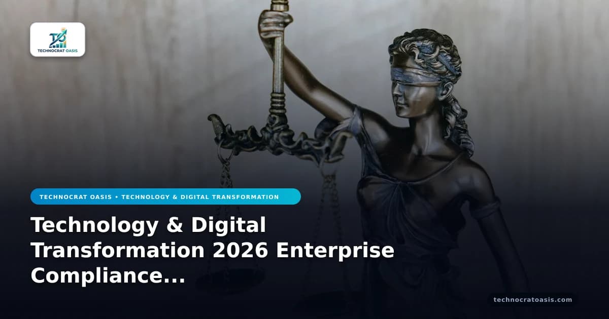Technology & Digital Transformation 2026 Enterprise Compliance File