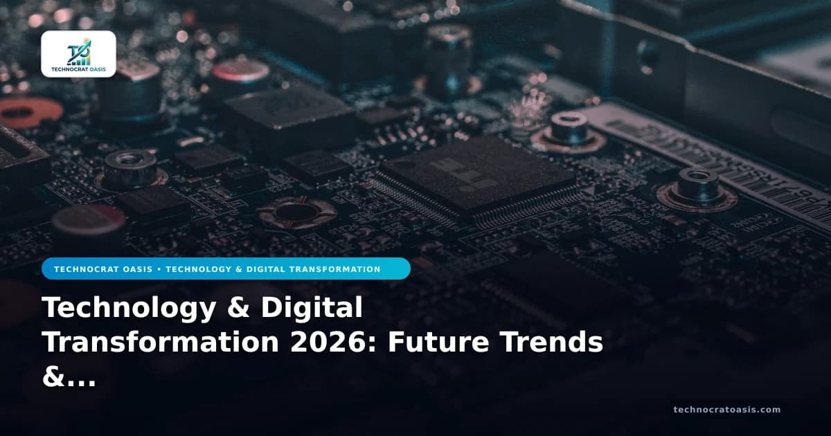 Technology & Digital Transformation 2026: Future Trends & Growth Strategies