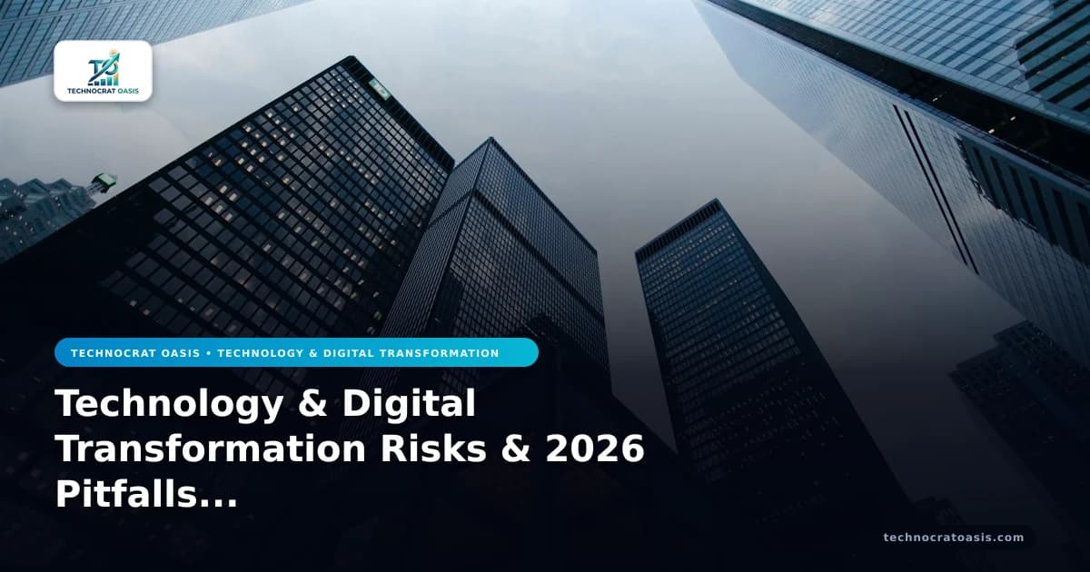 Technology & Digital Transformation Risks & 2026 Pitfalls to Dodge