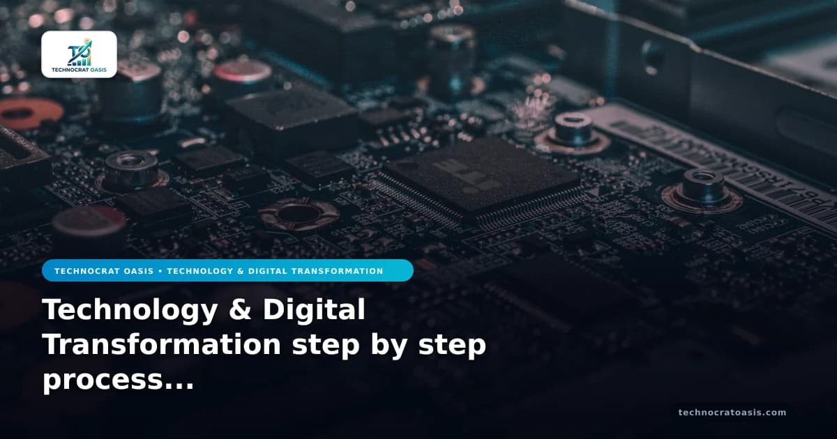 Technology & Digital Transformation step by step process 2026 for growth
