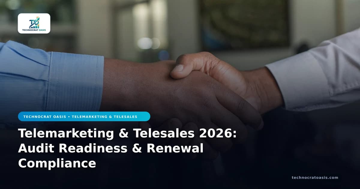 Telemarketing & Telesales 2026: Audit Readiness & Renewal Compliance