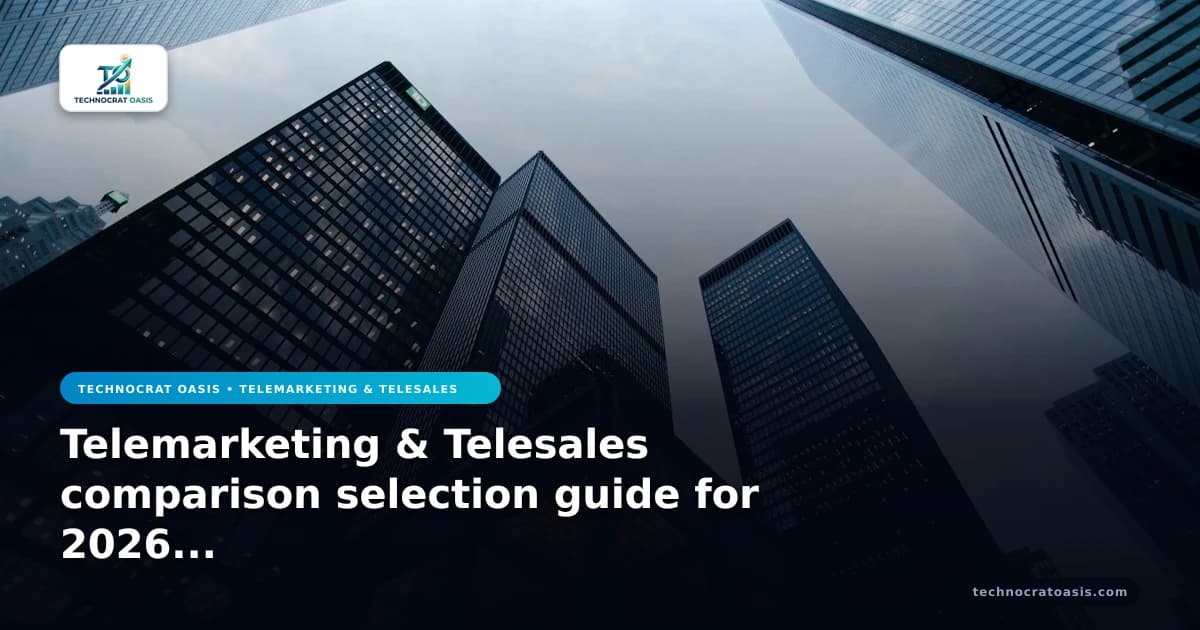 Telemarketing & Telesales comparison selection guide for 2026 growth