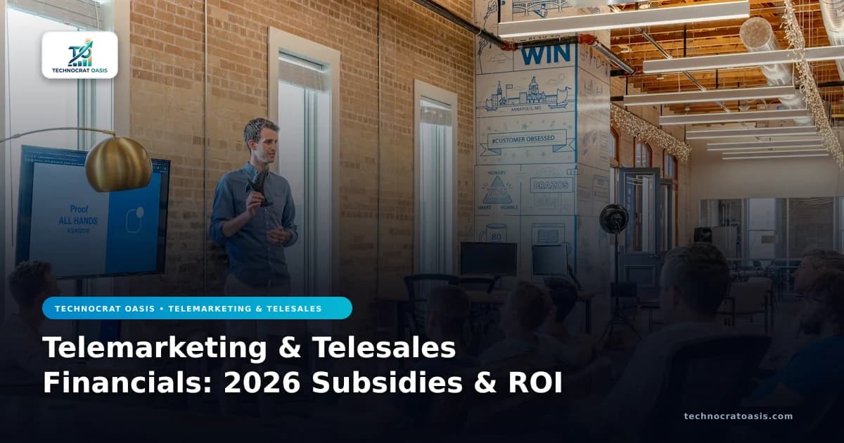 Telemarketing & Telesales Financials: 2026 Subsidies & ROI