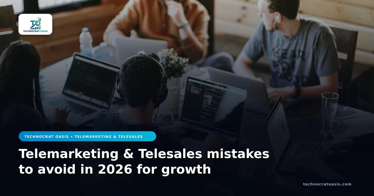 Telemarketing & Telesales mistakes to avoid in 2026 for growth