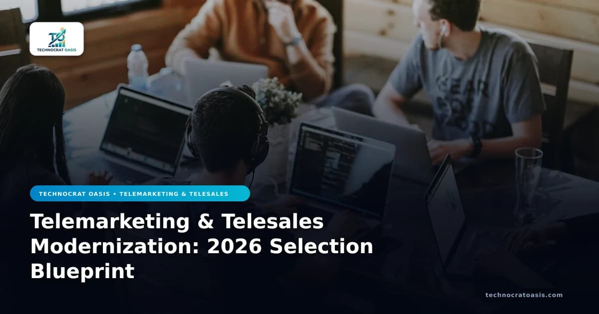 Telemarketing & Telesales Modernization: 2026 Selection Blueprint