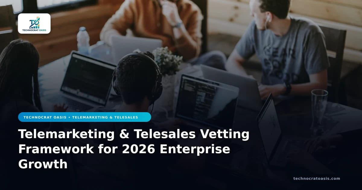 Telemarketing & Telesales Vetting Framework for 2026 Enterprise Growth